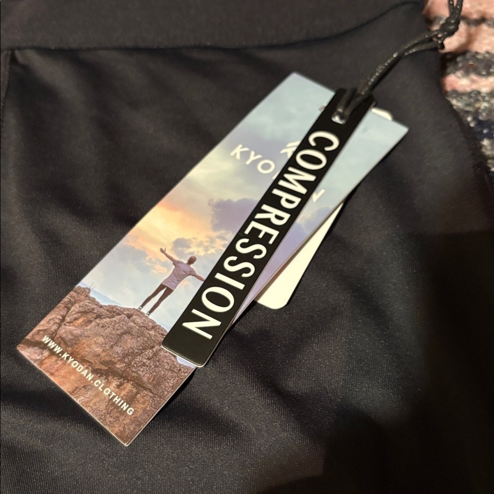 Kyodan Compression Leggings Black New!! XL - Picture 2 of 4